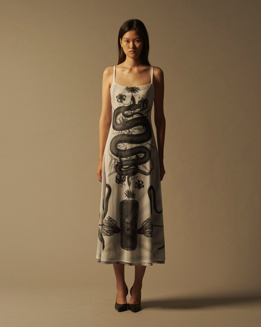 Snake Print Dress